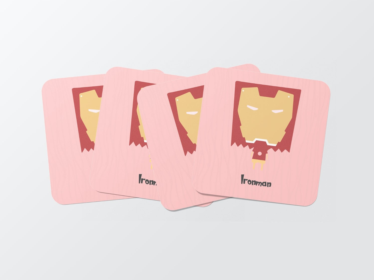 Armor Your Surfaces with Stark Sophistication: Iron Man Coaster Set of 4