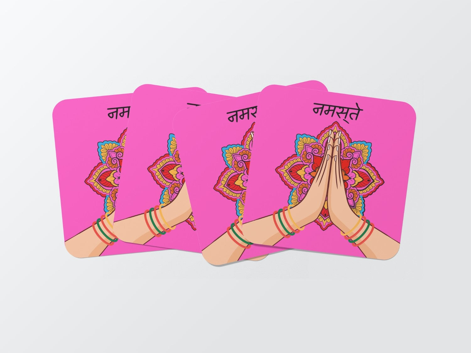 Welcome Guests with Traditional Warmth:Rajasthani Coaster Set