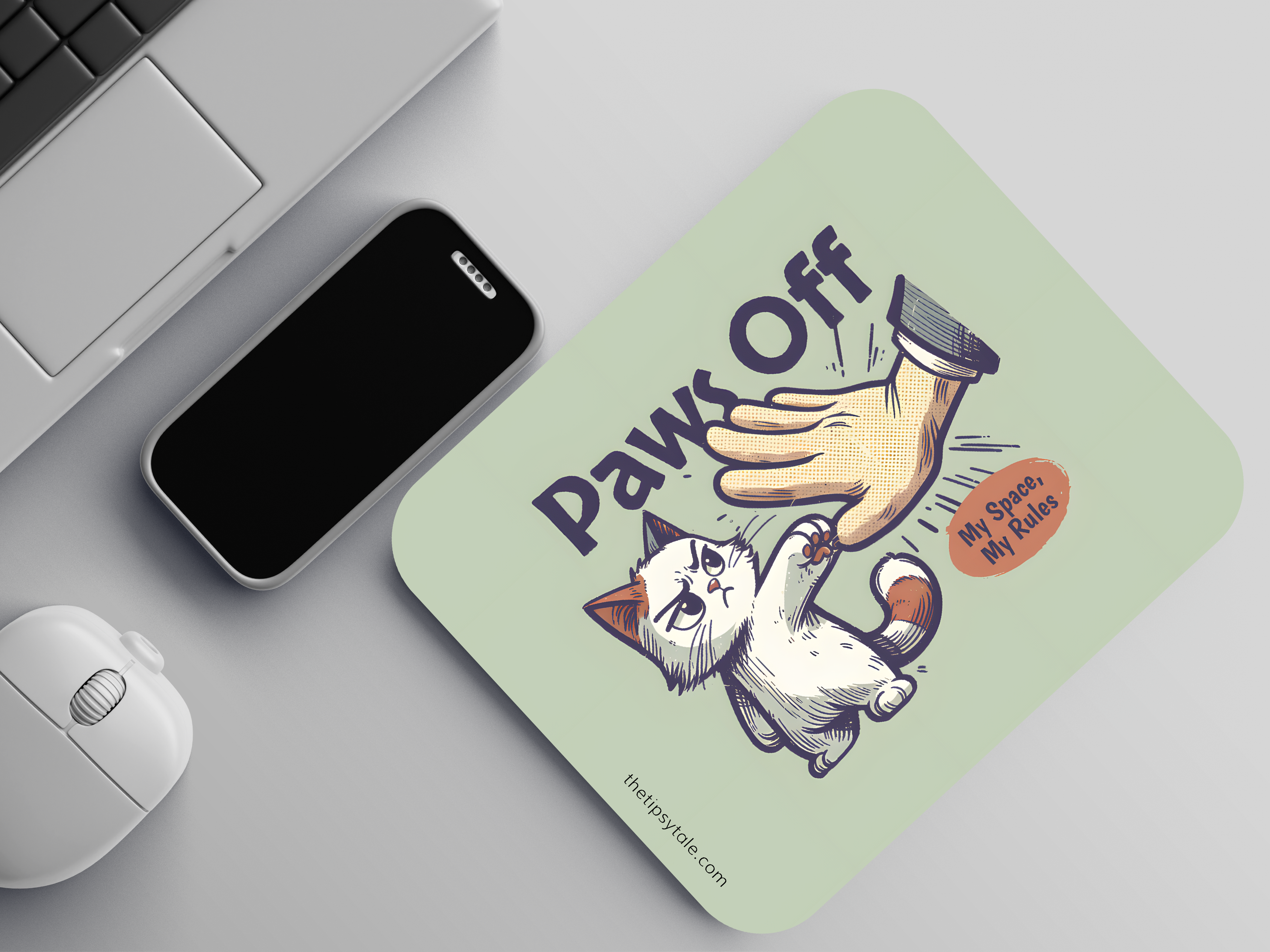 "Introvert CatMode On" Mousepad – Enhance Your Workspace with Style