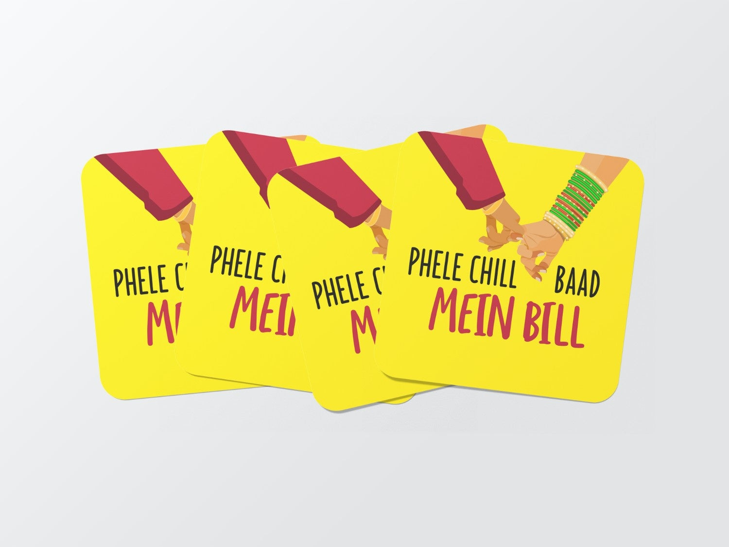 Chill First, Bill Later Folks: Coaster Set