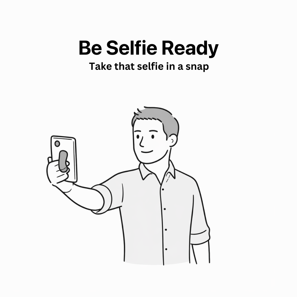 "Nature Bloom" Phone Grip Slider Anti-Slip Stand and Holder