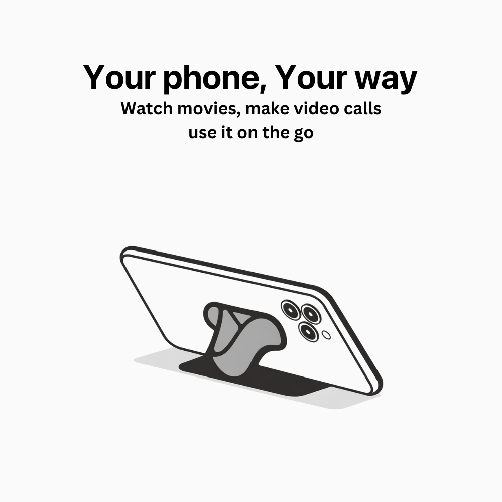 "Abstract" Phone Grip Slider Anti-Slip Stand and Holder