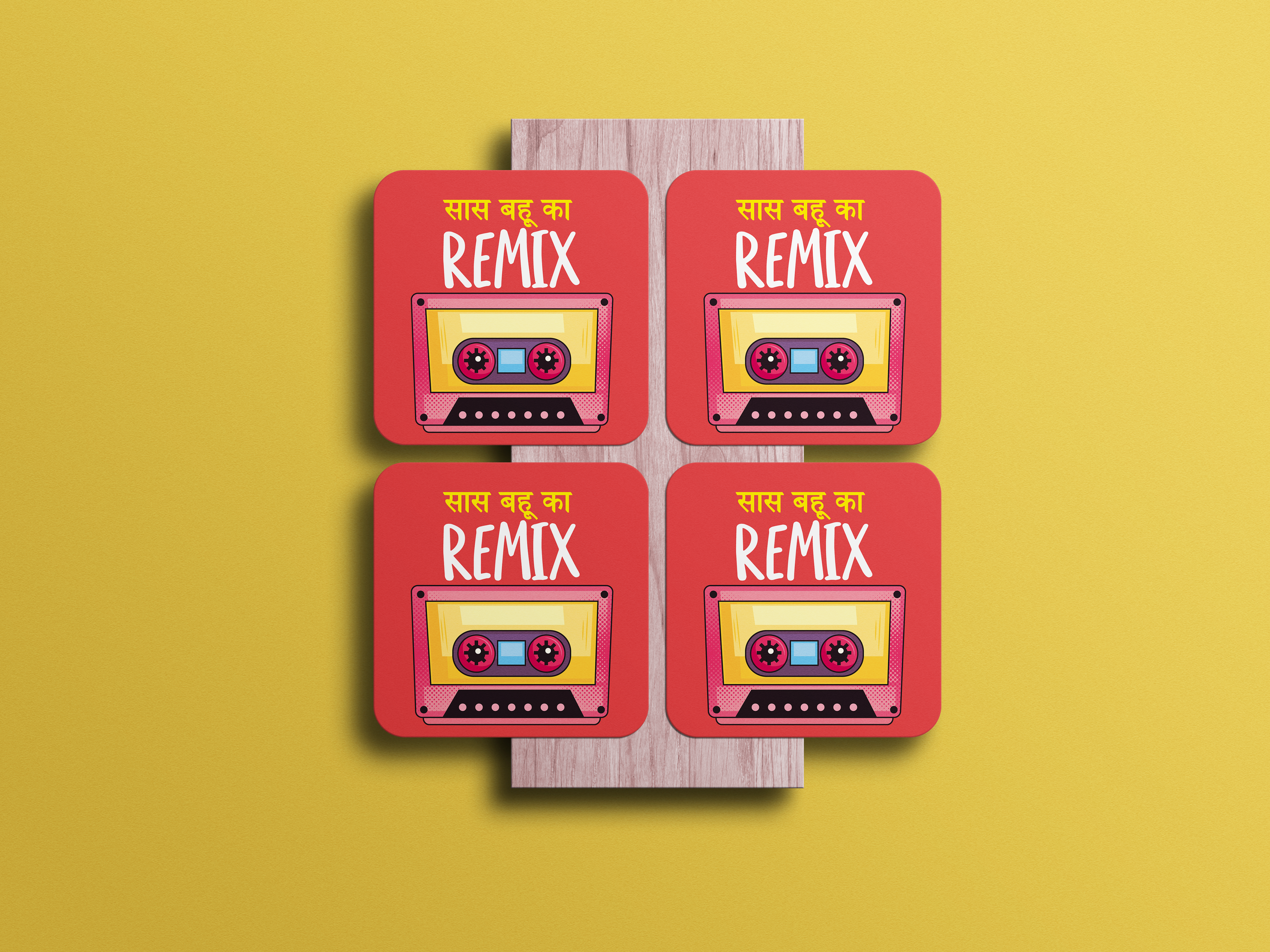 Saas & Bahu Harmony Coaster Set