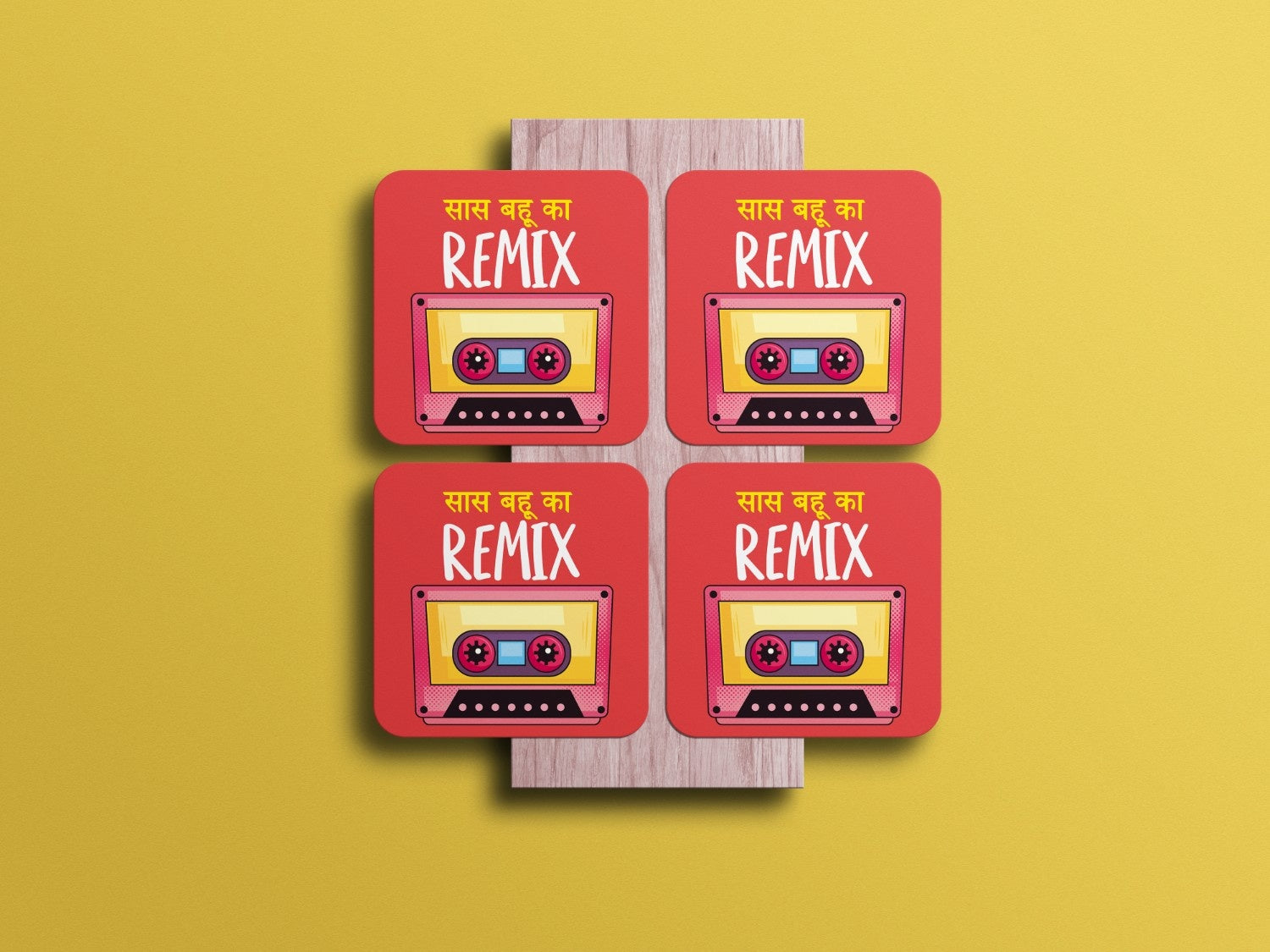 Saas & Bahu Harmony Coaster Set