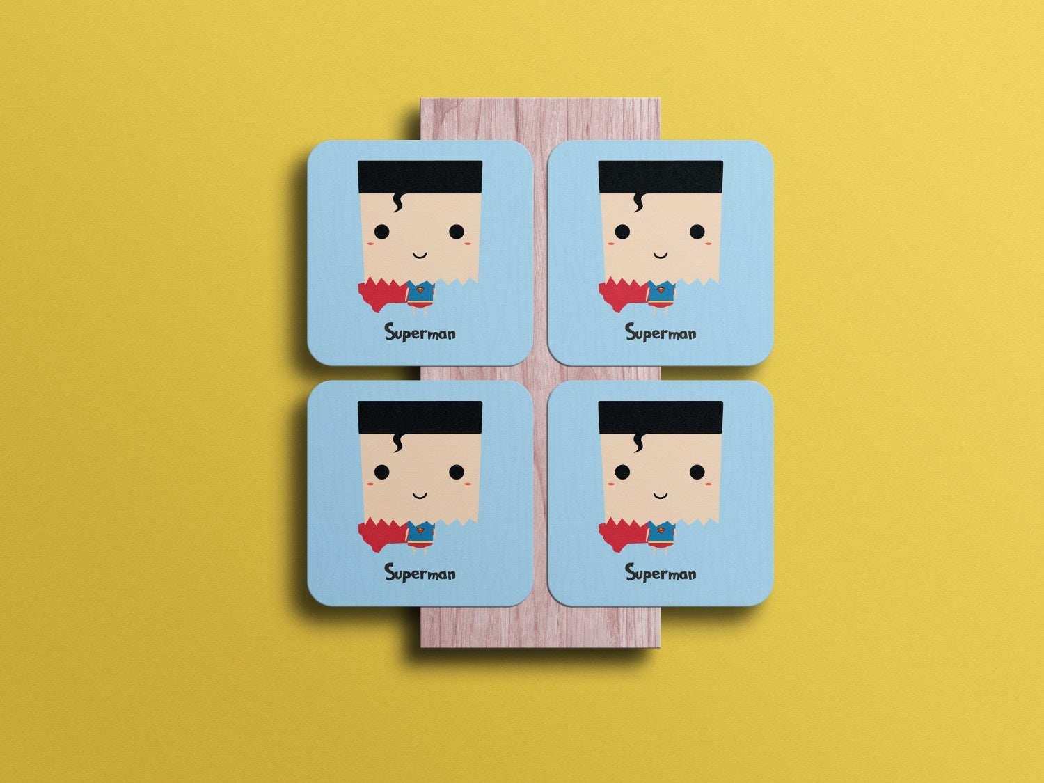 Protect Your Surfaces: Superman Coaster Set