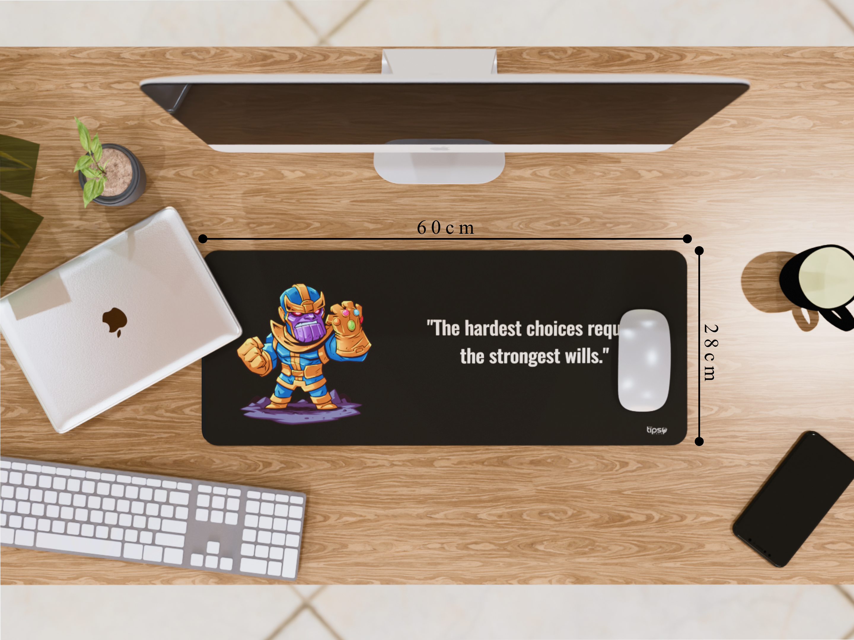 "Thanos" Gaming Mousepad Elevate Your Gaming Experience the Marvel Style