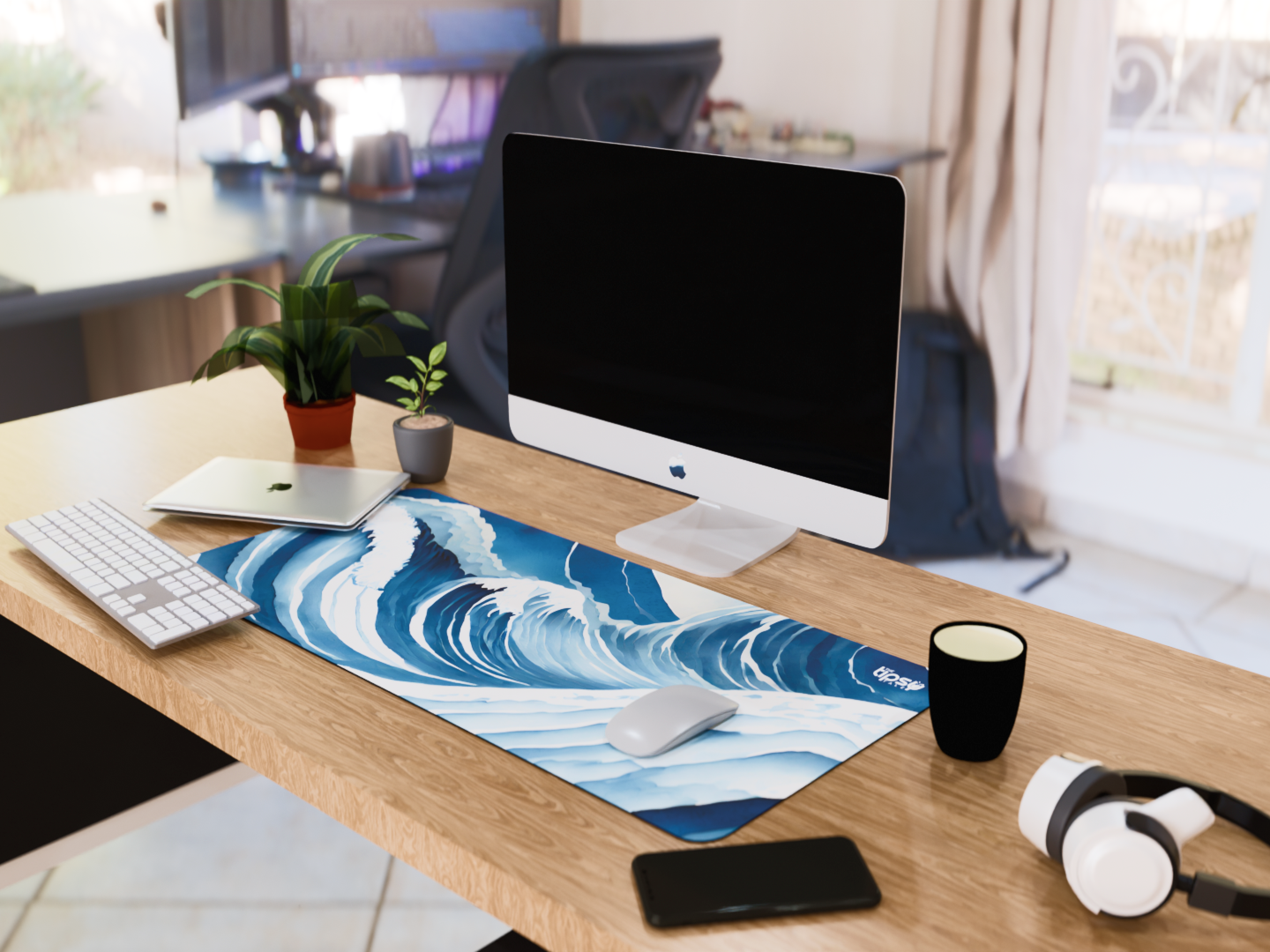 Surf your way through tides: Oceanic Mouse Pad