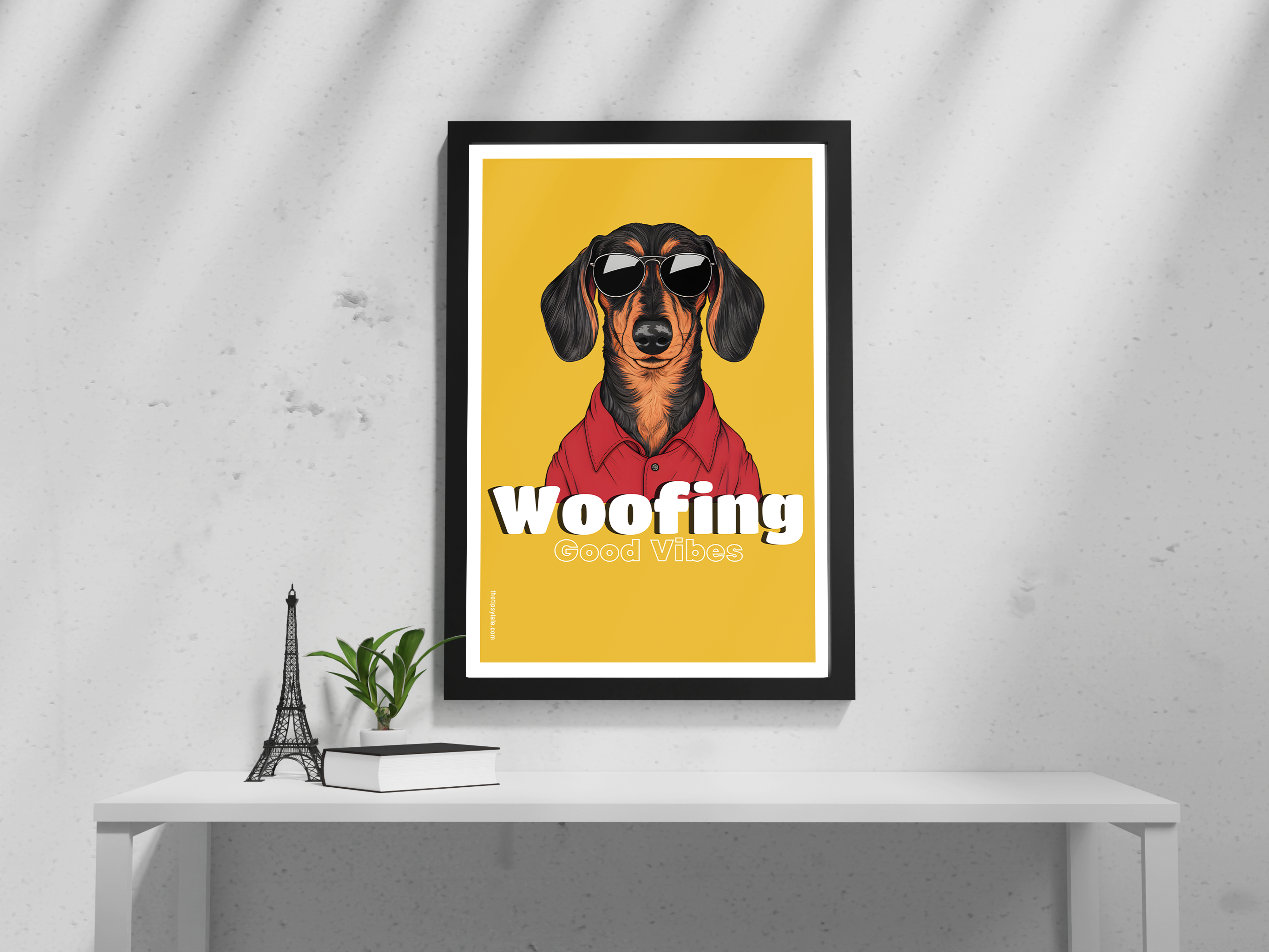 "Woofing Like a Boss!" Poster – Add a Touch of Personality to Your Space