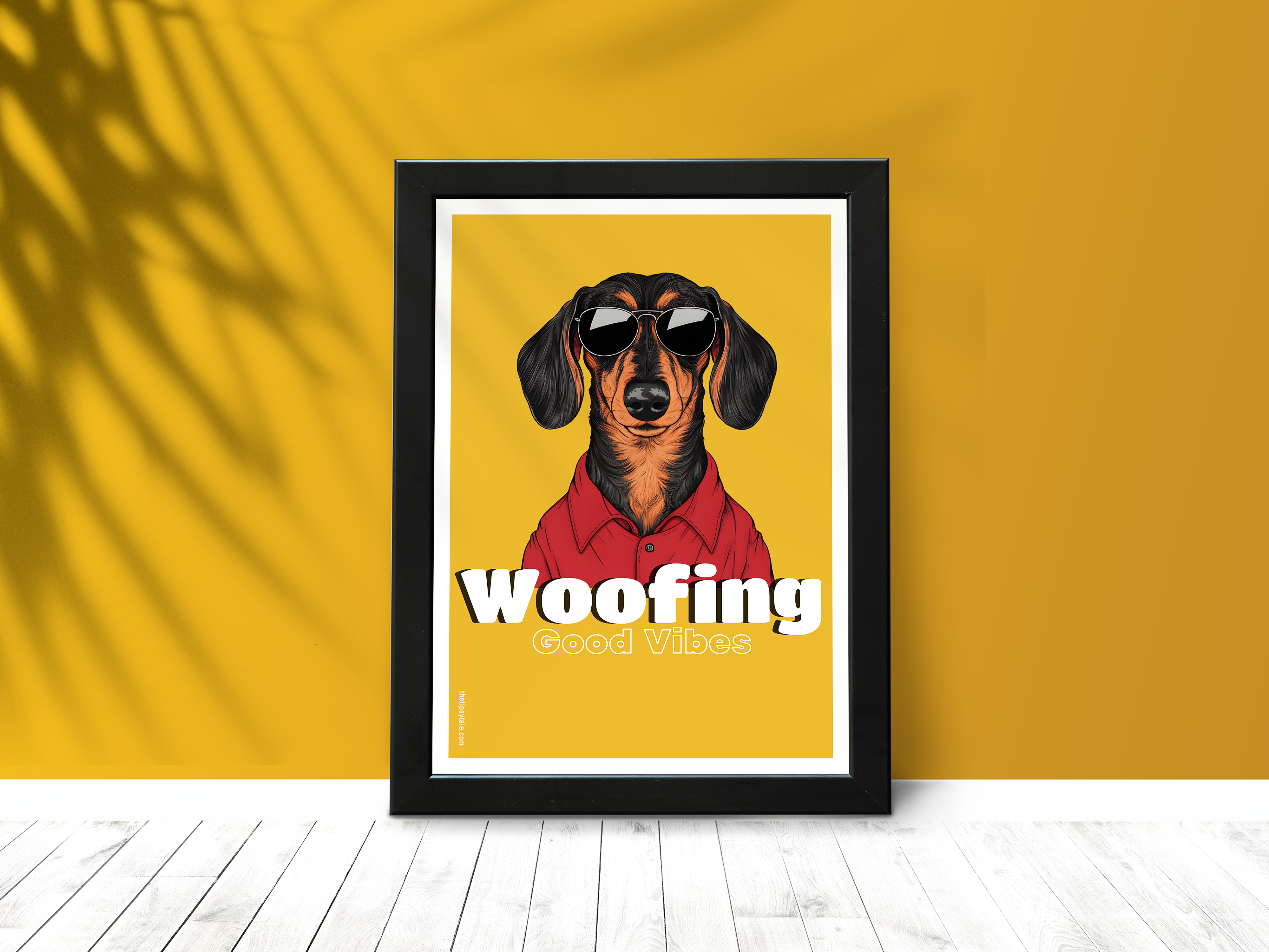 "Woofing Like a Boss!" Poster – Add a Touch of Personality to Your Space