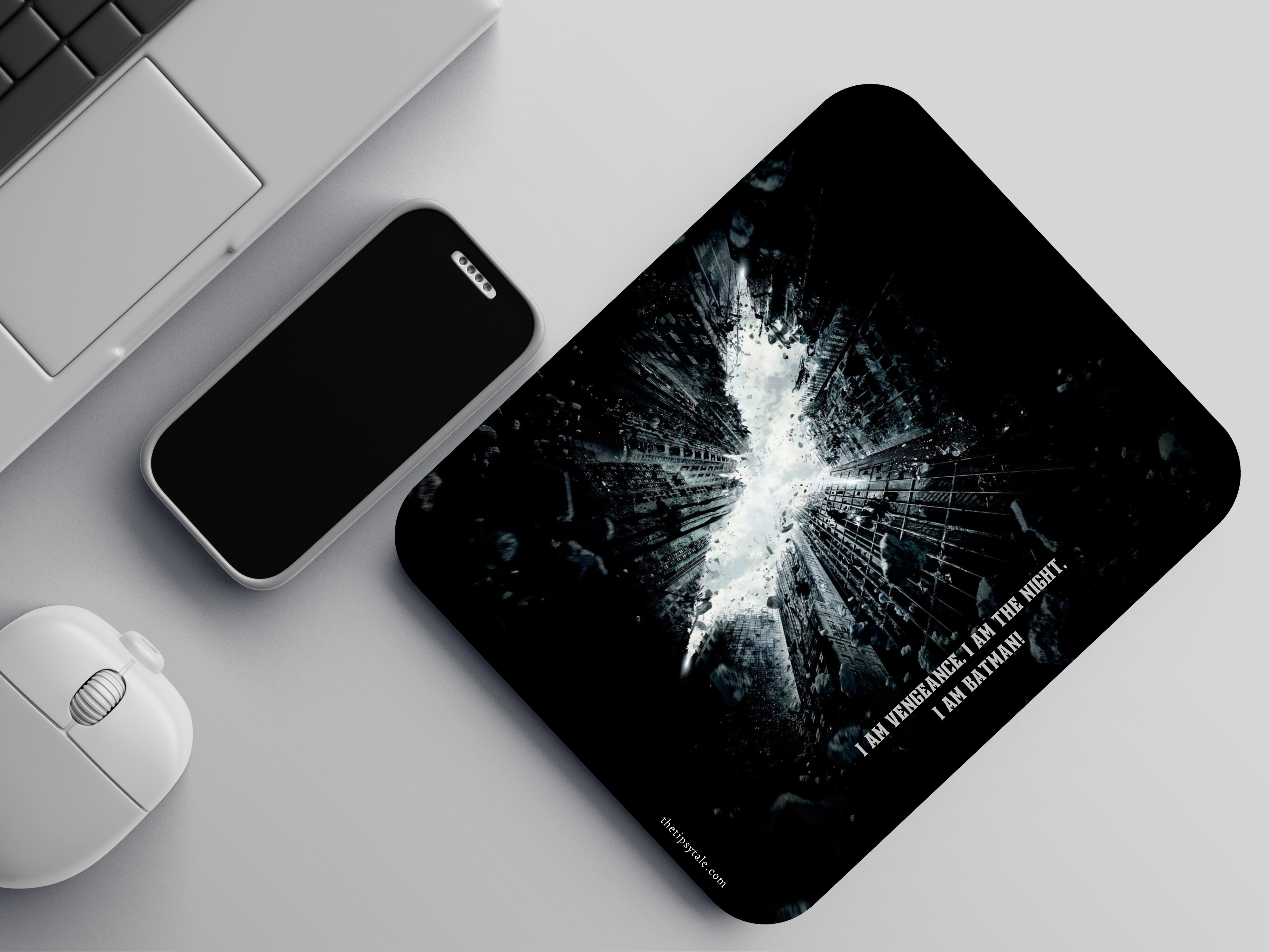 "I AM VENGEANCE" Mousepad  Enhance Your Workspace with Style