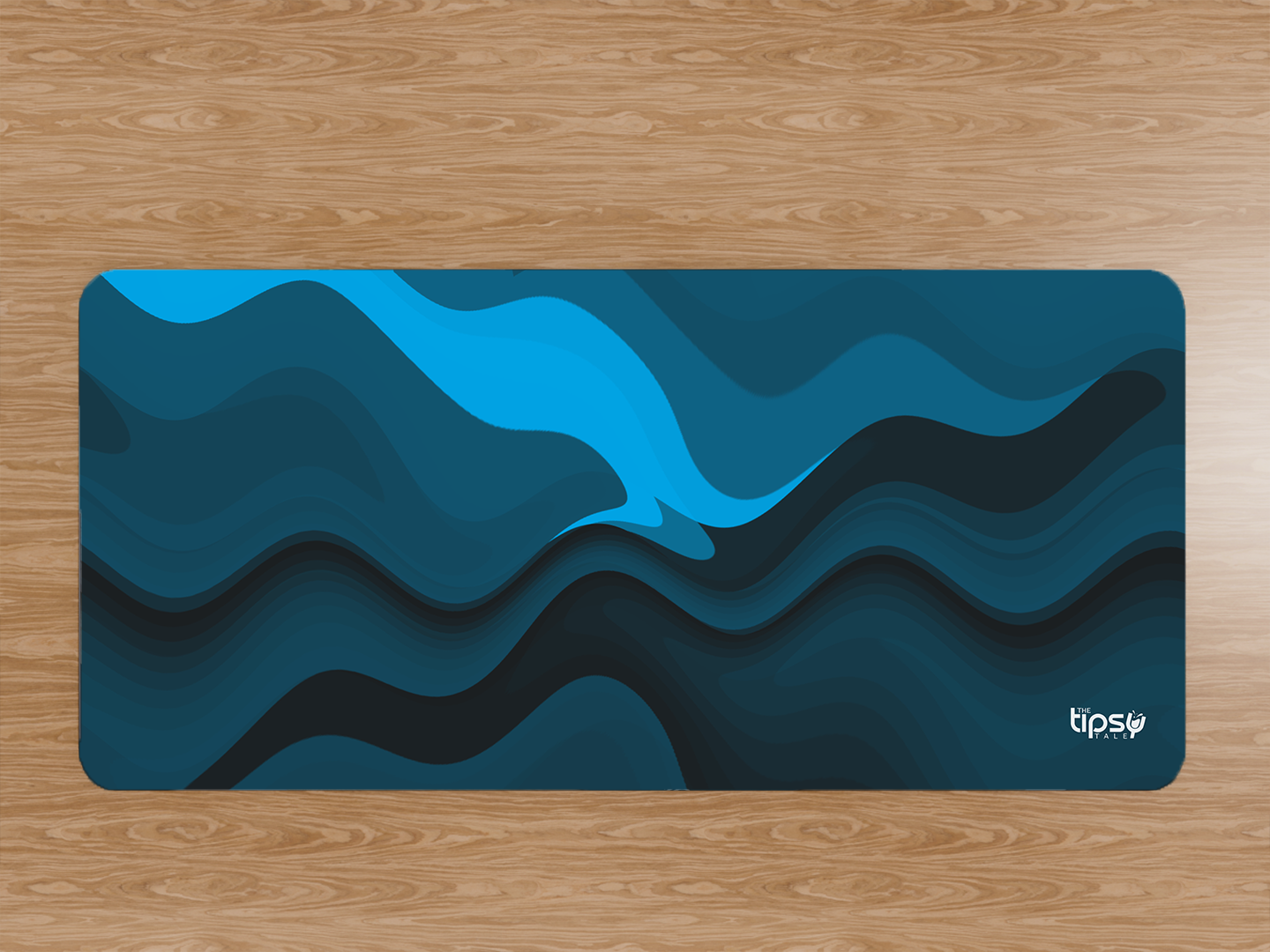 "BLUE ABSTRACT" Gaming Mousepad – Elevate Your Gaming Experience