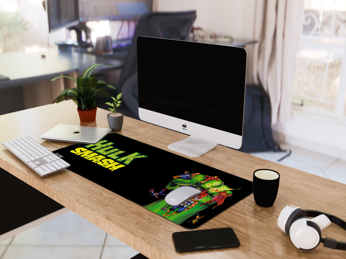 "HULK SMASH" Gaming Mousepad Elevate Your Gaming Experience